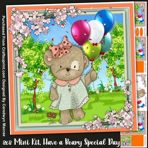 8x8 Have a Beary Special Day