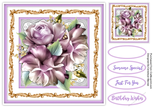 8x8 Pretty In Lilac