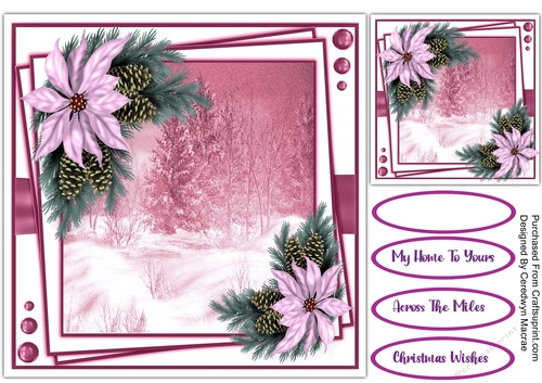 8x8 Lilac Christmas