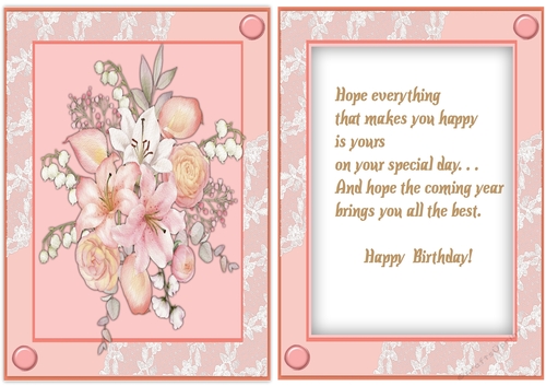 A5 ,Beautiful Birthday Wishes, 2