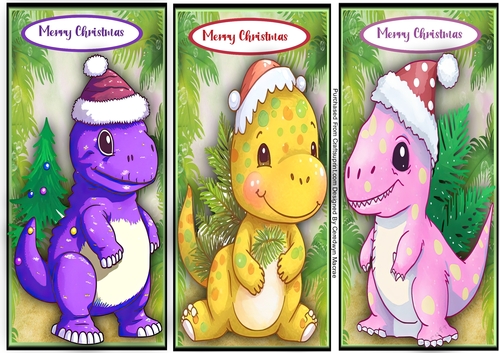 3, DL Baby  Dinos Christmas