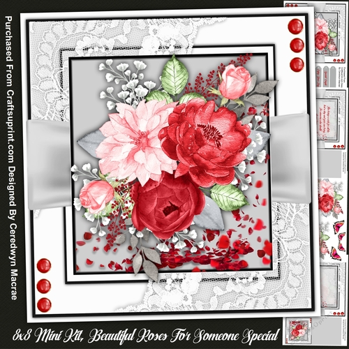 8x8 Mini Kit, Beautiful Roses For Someone Special