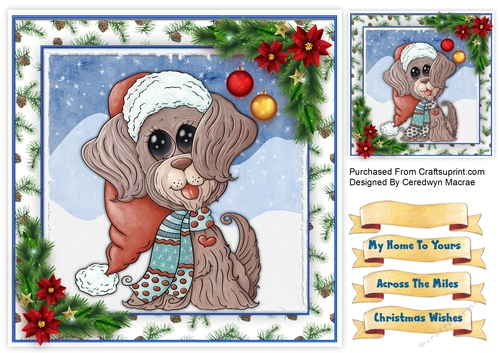 8x8 My Christmas Puppy