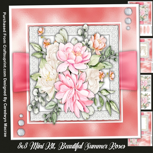 8x8 Mini Kit, Beautiful Summer Roses