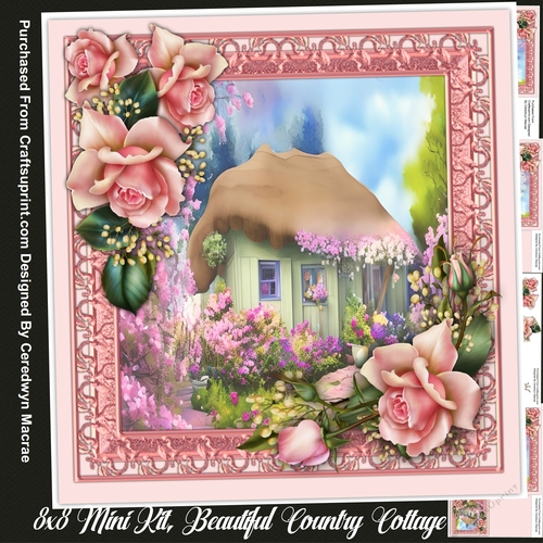 8x8 Mini Kit, Beautiful Country Cottage