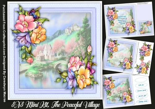 8X8 Mini Kit, The Peaceful Village