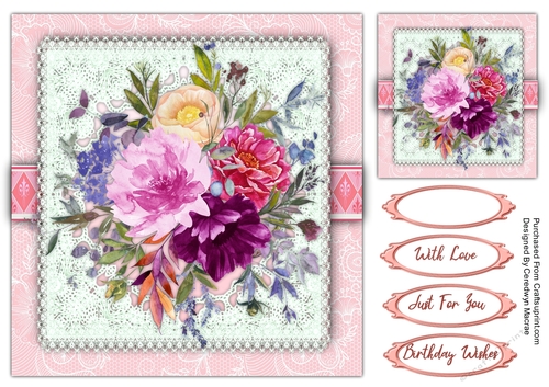 8x8 Beautiful Pink Mix