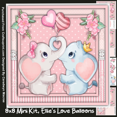8x8 Mini Ki, Ellies Love Balloons