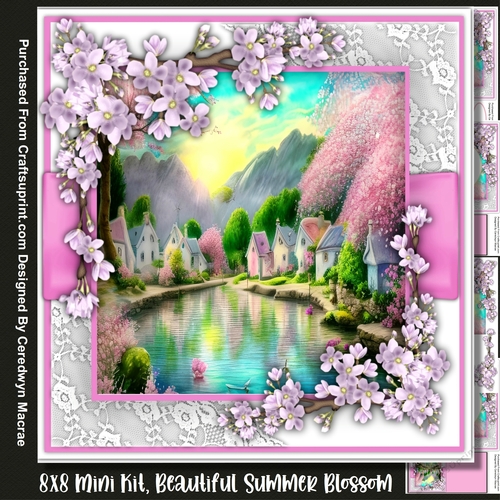 8x8 Mini Kit, Beautiful Summer Blossom