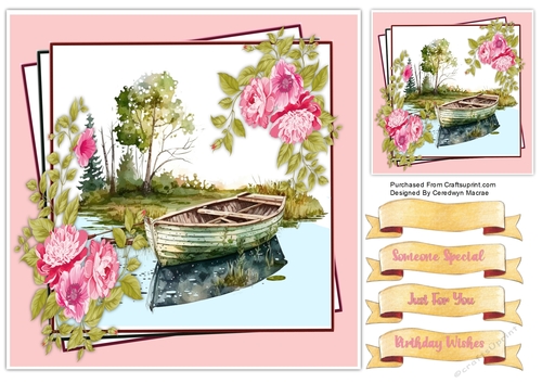8x8 Beautiful Tranquil Waters 
