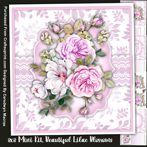 8x8 Mini Kit, Beautiful Lilac Blossoms