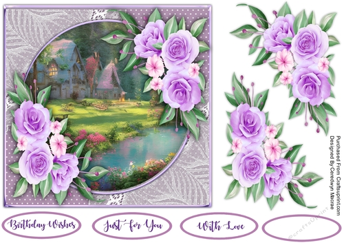 7x7 Beautiful Lilac Blooms