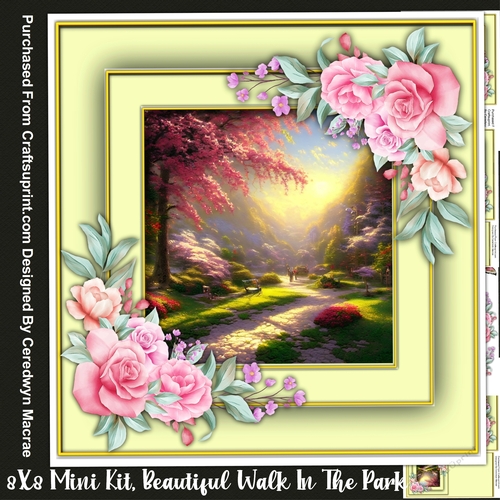 8x8 Mini Kit Beautiful Walk in the Park 