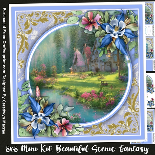8x8 Mini Kit, Beautiful Scenic Fantasy