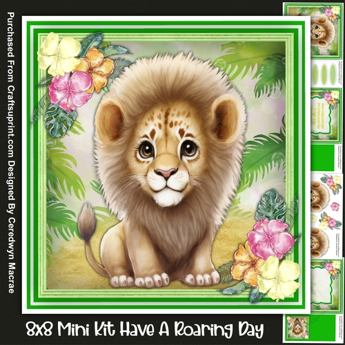 8x8 Mini Kit, Have A Roaring Day