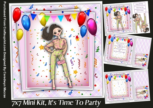 7x7 Mini Kit, Its Time To Party 1
