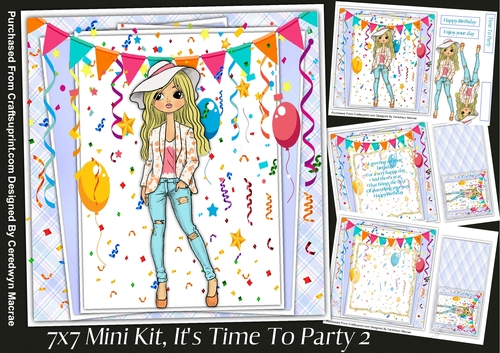 7x7 Mini Kit, Its Time To Party 2