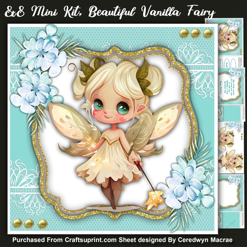 8x8 Mini Kit, Beautiful Vanilla Fairy 