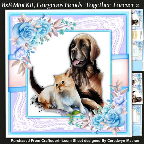 8x8 Mini KIt, Gorgeous Friends Together Forever  2