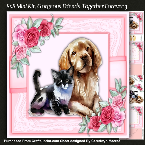 8x8 Mini Kit Gorgeous Friends Together Forever 3