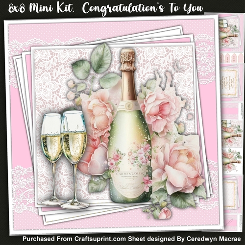 8x8 Mini Kit, Congratulations To You 