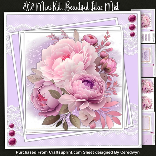 8x8 Mini Kit , Beautiful Lilac Mist 