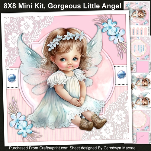 8X8  Mini Kit,  Gorgeous Little Angel , 1