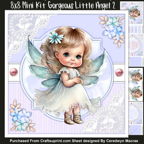 8X8  Mini Kit,  Gorgeous Little Angel , 2