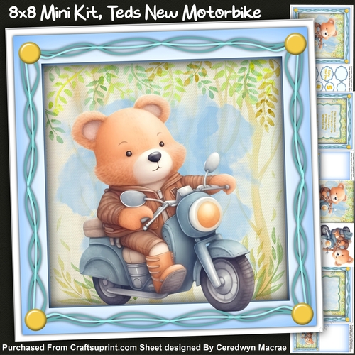 8x8 Mini Kit, Teds New Motorbike