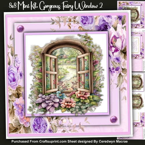 8x8 Mini Kit, Gorgeous Fairy Window 2