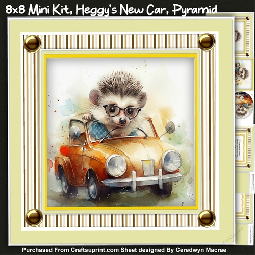 8x8 Mini Kit, Heggys New Car , Pyramid