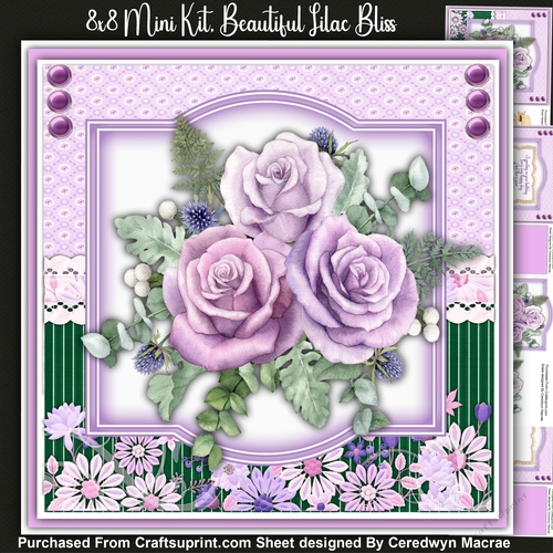 8x8 Mini Kit, Beautiful Lilac Bliss