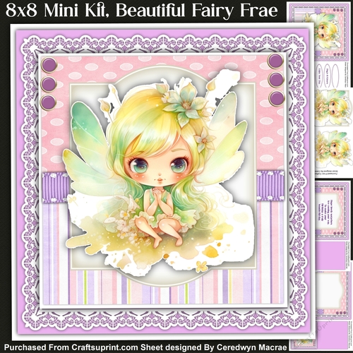 8x8 Mini Kit, Beautiful Fairy Frae