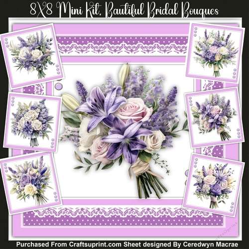 8x8 Mini Kit, Beautiful Bridal Bouquets
