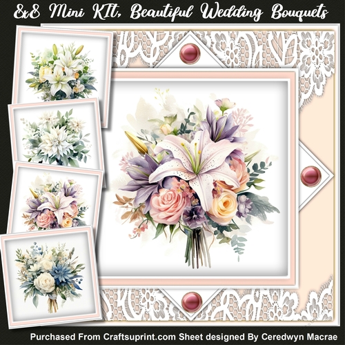 8x8 Mini Kit, Beautiful Wedding Bouquets