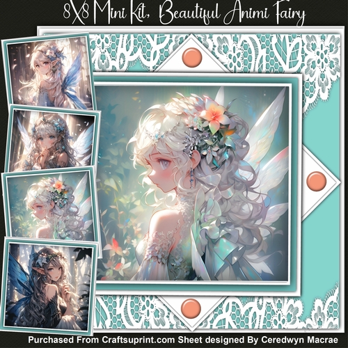 8x8 Mini Kit, Beautiful Animi Fairy