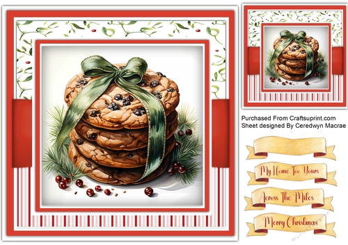 8x8 Yummie Christmas Cookie 2