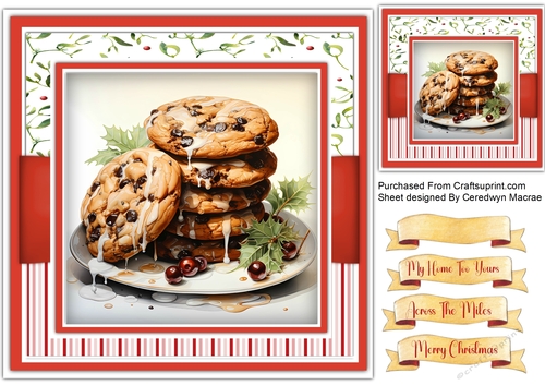 8x8 Yummie Christmas Cookie 3