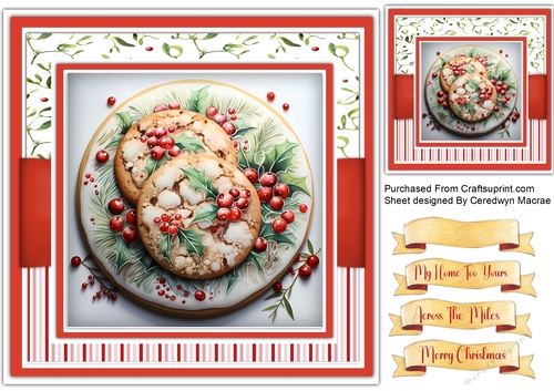 8x8 Yummie Christmas Cookie 4
