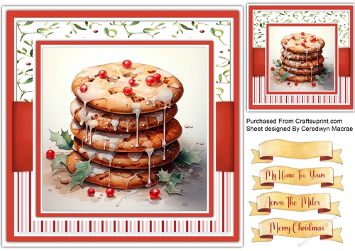 8x8 Yummie Christmas Cookie 5