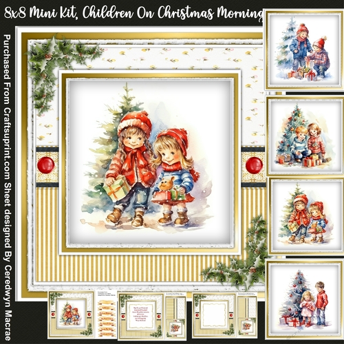 8x8 Mini Kit, Children On Christmas Day