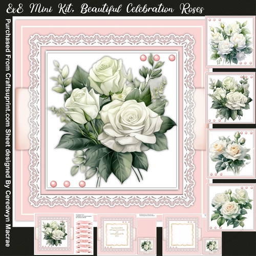 8x8 Mini Kit, Beautiful  Celebration Roses