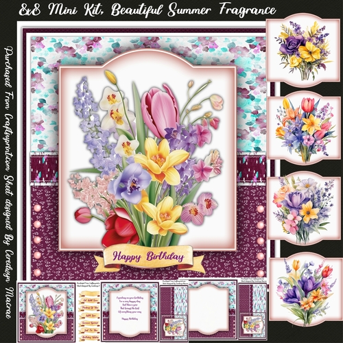 8x8 Mini Kit, Beautiful Summer Fragrance