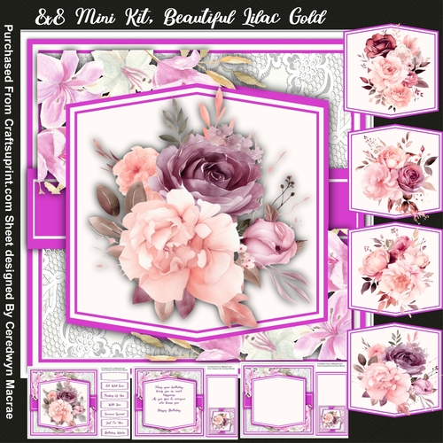 8x8 Mini Kit, Beautiful Rose Gold