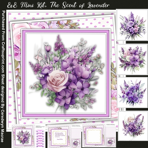 8x8 Mini Kit, The Scent of Lavender