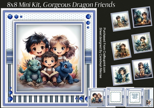 8x8 Mini Kit, Gorgeous Dagon Friends