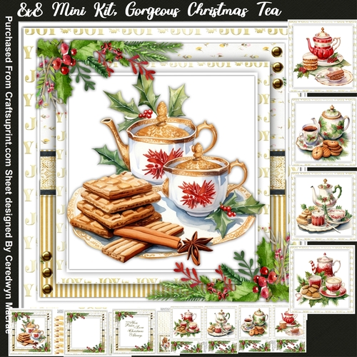 8x8 Mini Kit, Gorgeous Christmas Elf
