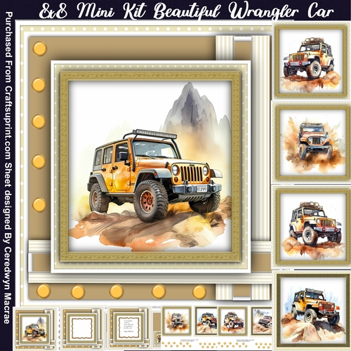 8x8 Beautiful Wrangler Car