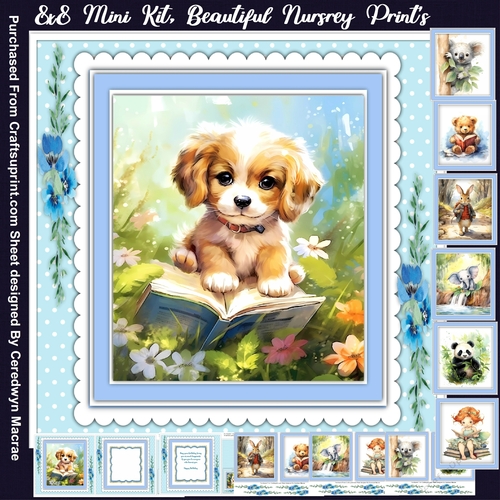 8x8 Mini Kit, Beautiful Nursery Prints
