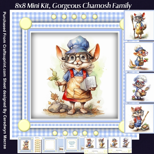 8x8 Mini Kit, Gorgeous Chamosh Family